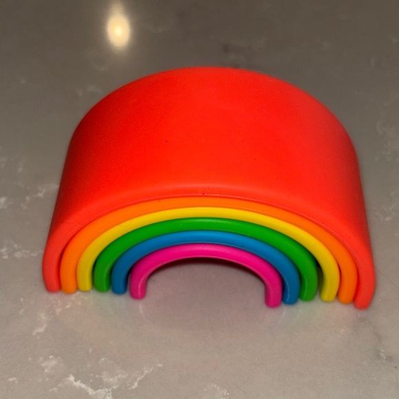Vibrant Rainbow Stacking Toy - Picture 3 of 3